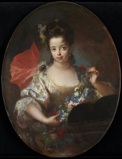 Portret van Ursule-Anne Dubuisson door Antoine Pesne